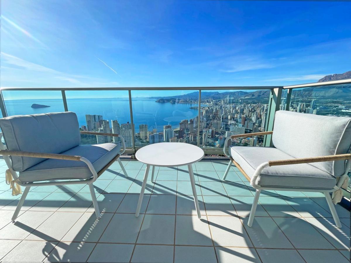 Skyline 41 Gran Lujo, Terraza Grande Y Vistas Al Mar - Planta 41 Apartment เบนิดอร์ม ภายนอก รูปภาพ