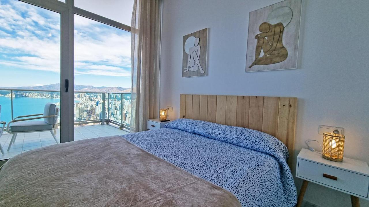 Skyline 41 Gran Lujo, Terraza Grande Y Vistas Al Mar - Planta 41 Apartment เบนิดอร์ม ภายนอก รูปภาพ