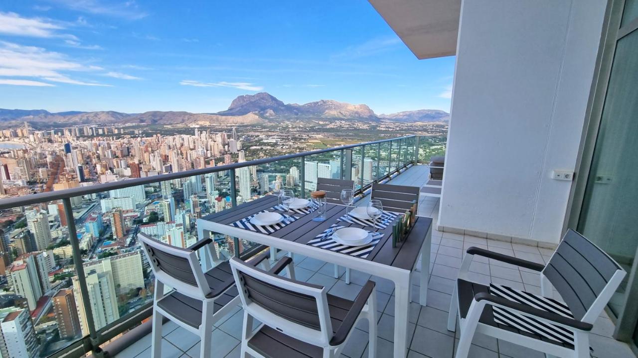 Skyline 41 Gran Lujo, Terraza Grande Y Vistas Al Mar - Planta 41 Apartment เบนิดอร์ม ภายนอก รูปภาพ