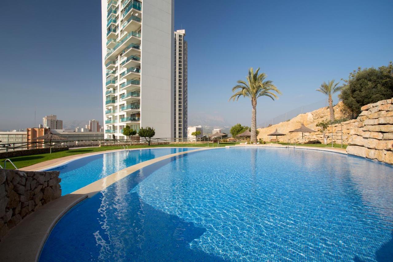 Skyline 41 Gran Lujo, Terraza Grande Y Vistas Al Mar - Planta 41 Apartment เบนิดอร์ม ภายนอก รูปภาพ